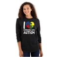 thumbnail image 1 of I Love Someone with Autism Puzzle Long Sleeve TShirt Men Women Brisco Brands M, 1 of 6