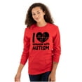 thumbnail image 1 of I Love Someone with Autism Puzzle Long Sleeve TShirt Men Women Brisco Brands S, 1 of 6