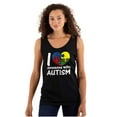 thumbnail image 1 of I Love Someone with Autism Puzzle Tank Top T Shirts Men Women Brisco Brands X, 1 of 6
