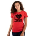thumbnail image 1 of I Love Someone with Autism Puzzle Womens Fitted Plus Size Graphic Tee Brisco Brands 3X, 1 of 5