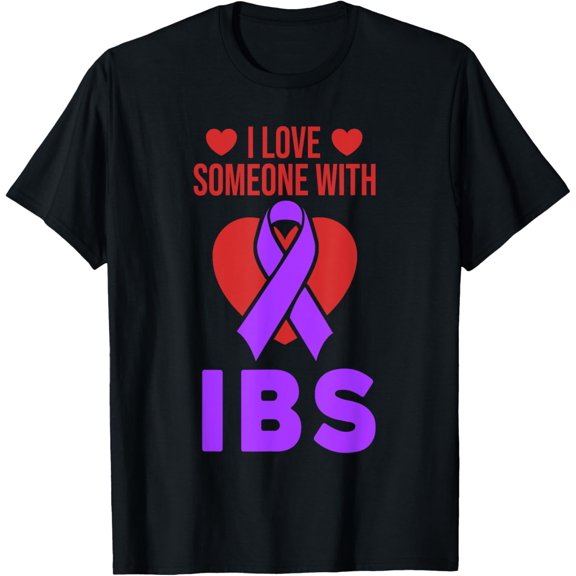 I Love Someone with IBS Irritable Bowel Syndrome Support T-Shirt