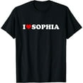 thumbnail image 1 of I Love Sophia - Heart T-Shirt, 1 of 3