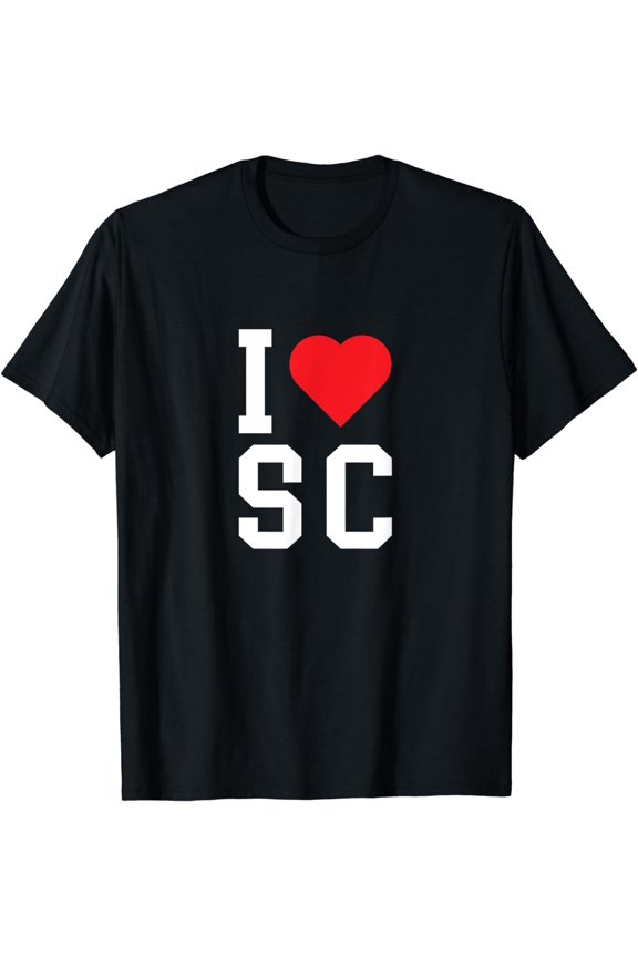 I Love South Carolina - SC - Throwback Design - Classic T-Shirt