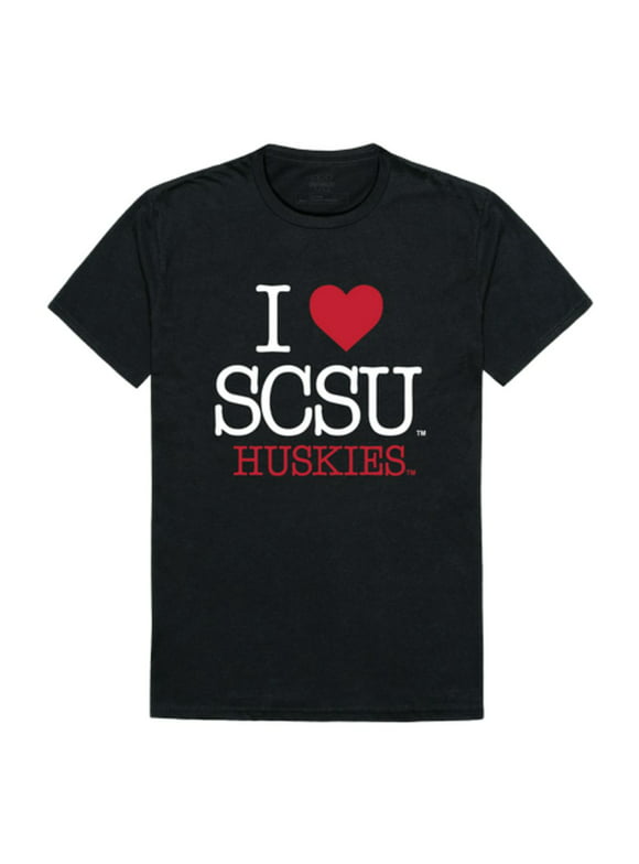 I Love St. Cloud State University Huskies T-Shirt Black Small
