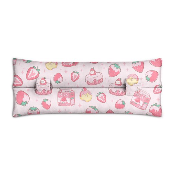 I Love Strawberries Seatbelt Pillow - Adjustable for Long Car Rides