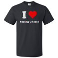 thumbnail image 1 of I Love String Cheese T shirt I Heart String Cheese Gift, 1 of 2