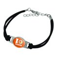 thumbnail image 1 of I Love Sushi Roll Heart Novelty Suede Leather Metal Bracelet, 1 of 3