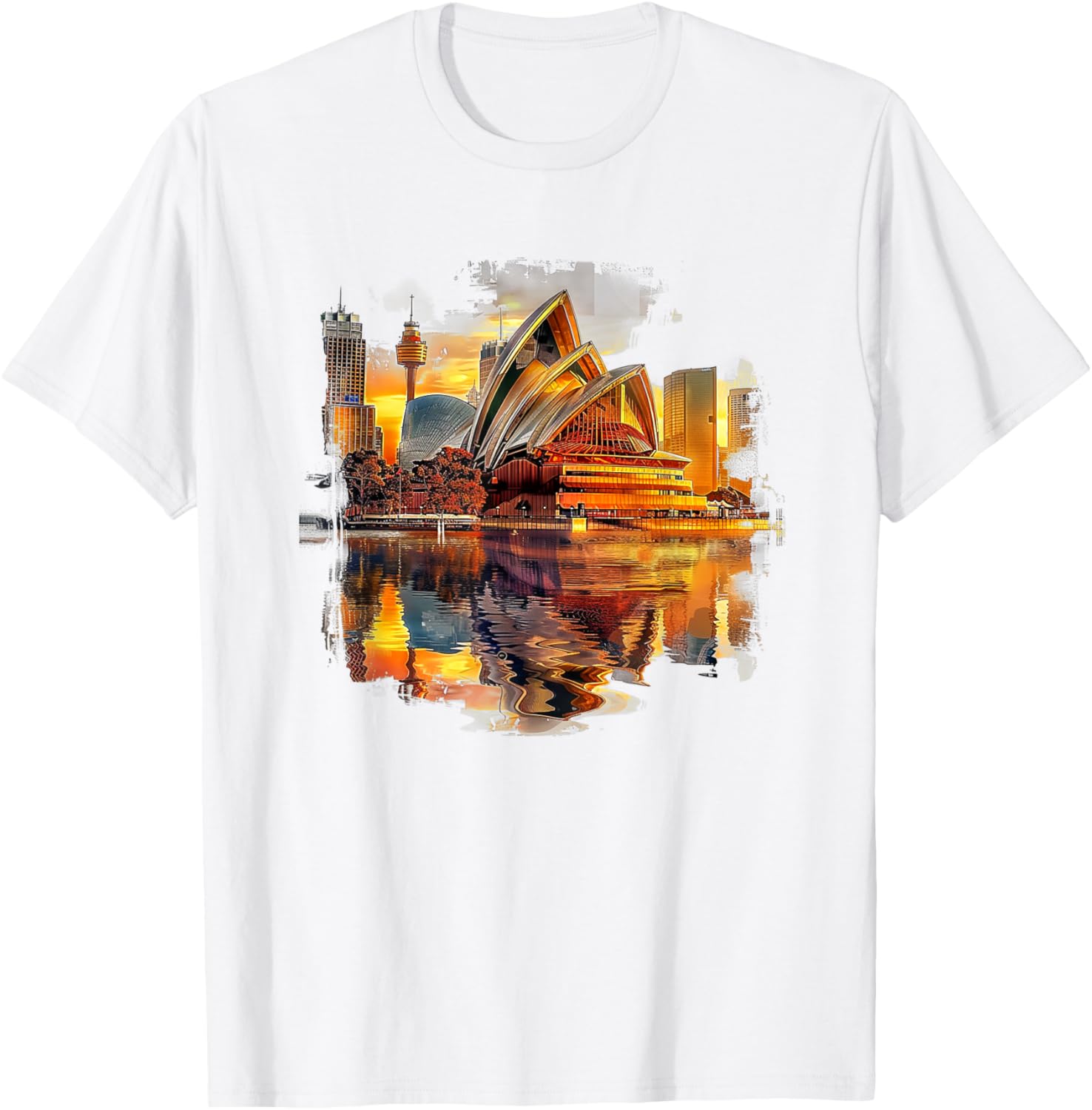 I Love Sydney Opera House Vintage Skyline Australia Heart TShirt