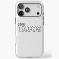 thumbnail image 1 of I Love Tacos Minimal Food Meme Design iPhone Case 17 through 11 Pro Max, 1 of 2