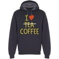 thumbnail image 1 of I Love Tea Coffee Hoodie Men - Men Hoodie, Large, 1 of 2