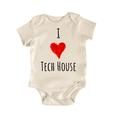 thumbnail image 1 of I Love Tech House - Baby Bodysuit, 1 of 6