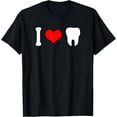 thumbnail image 1 of I Love Teeth Dentist Costume T-Shirt, 1 of 4
