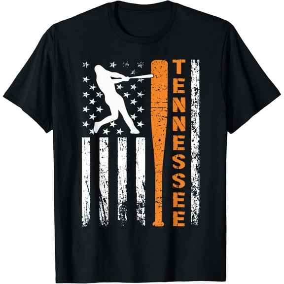 I Love Tennessee Souvenir Tennessee Us Baseball Flag 2024 T-Shirt, F964 Tshirt All Size S-5XL