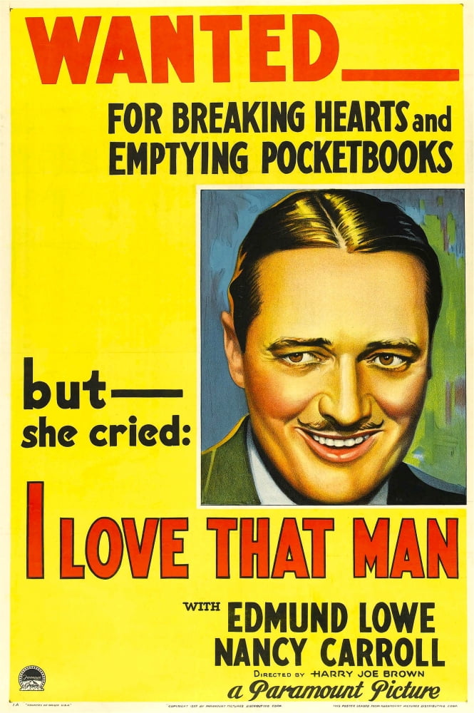 I Love That Man Canvas Art -  (11 x 17)