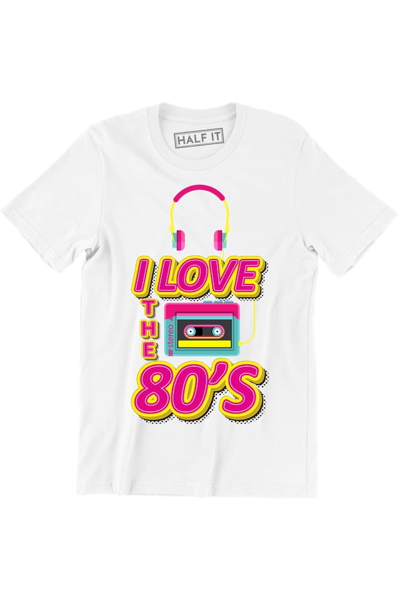 I Love The 80's Top Eighties Music Retro Men's T-Shirt