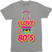 I Love The 80's Top Eighties Music Retro Men's T-Shirt