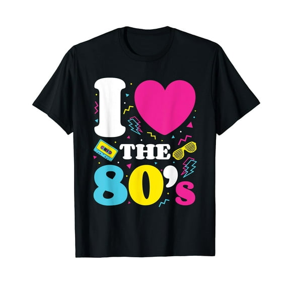 I Love The 80s, 1980s, Retro Eighties Costume Party T-Shirt