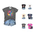 thumbnail image 1 of I Love The 80s Graphic Tees for Women 2026 Summer Casual Short Sleeve Crewneck 1980 Vintage Neon T Shirts, 1 of 3