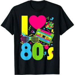 I Love The 80'S T-Shirt Women Men Girl I Love The 80'S T-Shirt Women Men Girl