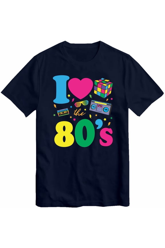 I Love The 80s, Vintage 1980's T-Shirt Ladies Men Unisex Shirt Retro T Shirt Top