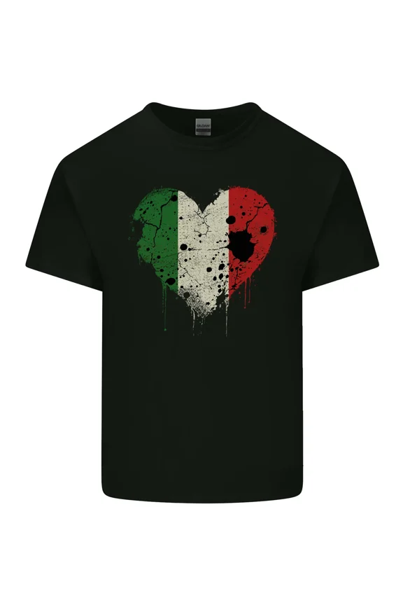 I Love The Italy Flag For Italians National Pride Day Soccer Unisex T-Shirt