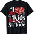 thumbnail image 1 of I Love The Kids of St Jude T shirt T-ShirtMen and women, White Black T-shirt, size: Extra large S-4XL, 1 of 4