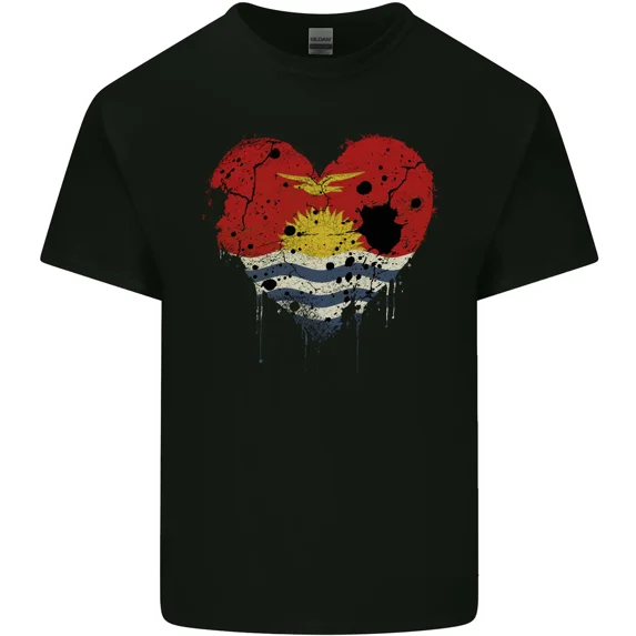I Love The Kiribati Flag For National Pride Day Soccer Fan Unisex T-Shirt