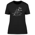 thumbnail image 1 of I Love The Sea Whale & Wave Tee Women's -Image by Shutterstock, 1 of 2