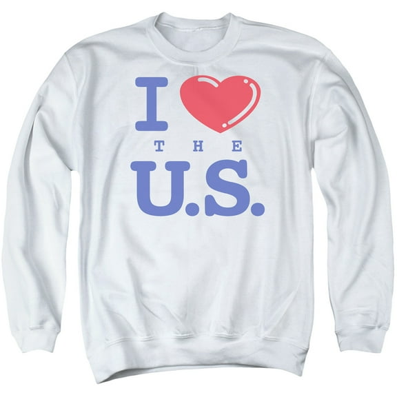 - I Love The U.S. - Crewneck Sweatshirt - X-Large