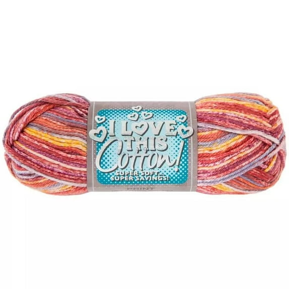 I Love This Cotton Yarn, Medium Weight 100% Cotton, 153 Yards, Harvest
