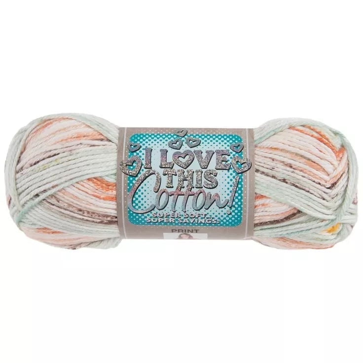 I Love This Cotton Yarn, Medium Weight 100% Cotton, 153 Yards