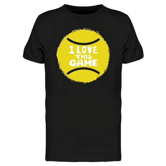 I Love This Game Tennis T-Shirt Men -Image by Shutterstock, Male Small