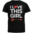 thumbnail image 1 of I Love This Girl Black Adult T-Shirt - 2X-Large, 1 of 1
