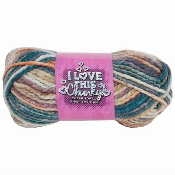 I Love This Yarn Chunky, Bulky Weight Acrylic, 109 Yards, Saturns Ring