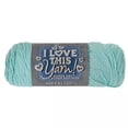 thumbnail image 1 of I Love This Yarn Metallic, Medium Weight Acrylic with Metallic Polyester Thread, 252 Yards, Metallic Aqua, 1 of 4