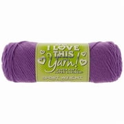 I Love This Yarn Sport Weight, Light Weight Acrylic Yarn, 230 Yards, Amethyst