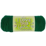 I Love This Yarn Sport Weight, Light Weight Acrylic Yarn, 230 Yards, Green