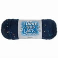 thumbnail image 1 of I Love This Yarn Tweed, Medium Weight 97% Acrylic and 3% Viscose Yarn, 252 Yards, Navy Tweed, 1 of 4