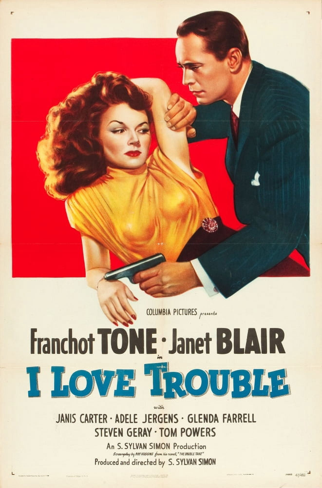 I Love Trouble U Canvas Art - (24 x 36)