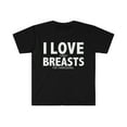 thumbnail image 1 of I Love Turkey Breasts Unisex T-shirt S-3XL Thanksgiving Turkey Holidays, 1 of 2