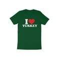 thumbnail image 1 of I Love Turkey National Day Patriotic Travel Turkish Gift T-Shirt Turkish Citizen Resident Visitor Truism Presents Tshirt, 1 of 10