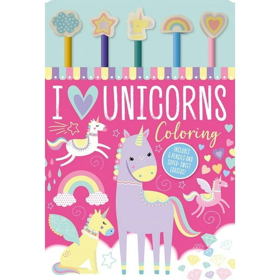 I Love Unicorns Coloring, (Paperback)