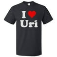 thumbnail image 1 of I Love Uri T shirt I Heart Uri Tee Gift, 1 of 1