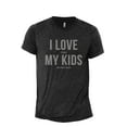 thumbnail image 1 of I Love When My Kids Are Finally Asleep Men's Modern Fit Fun Casual T-Shirt Printed Graphic Tee Charcoal Grey 2X-Large, 1 of 3
