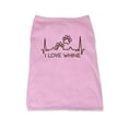 thumbnail image 1 of I Love Whine Pet Tank Top  -Smartprints Designs,  Small, 1 of 4
