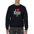 thumbnail image 1 of I Love Winnie Sweatshirt Men -T-Line Designs, Male x-Large, 1 of 4