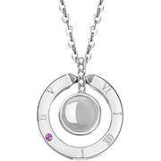 WINDAMAZINGSTORY I Love You 100 Languages Necklaces for Women Gift for Women/Girl/Daughter/Wife