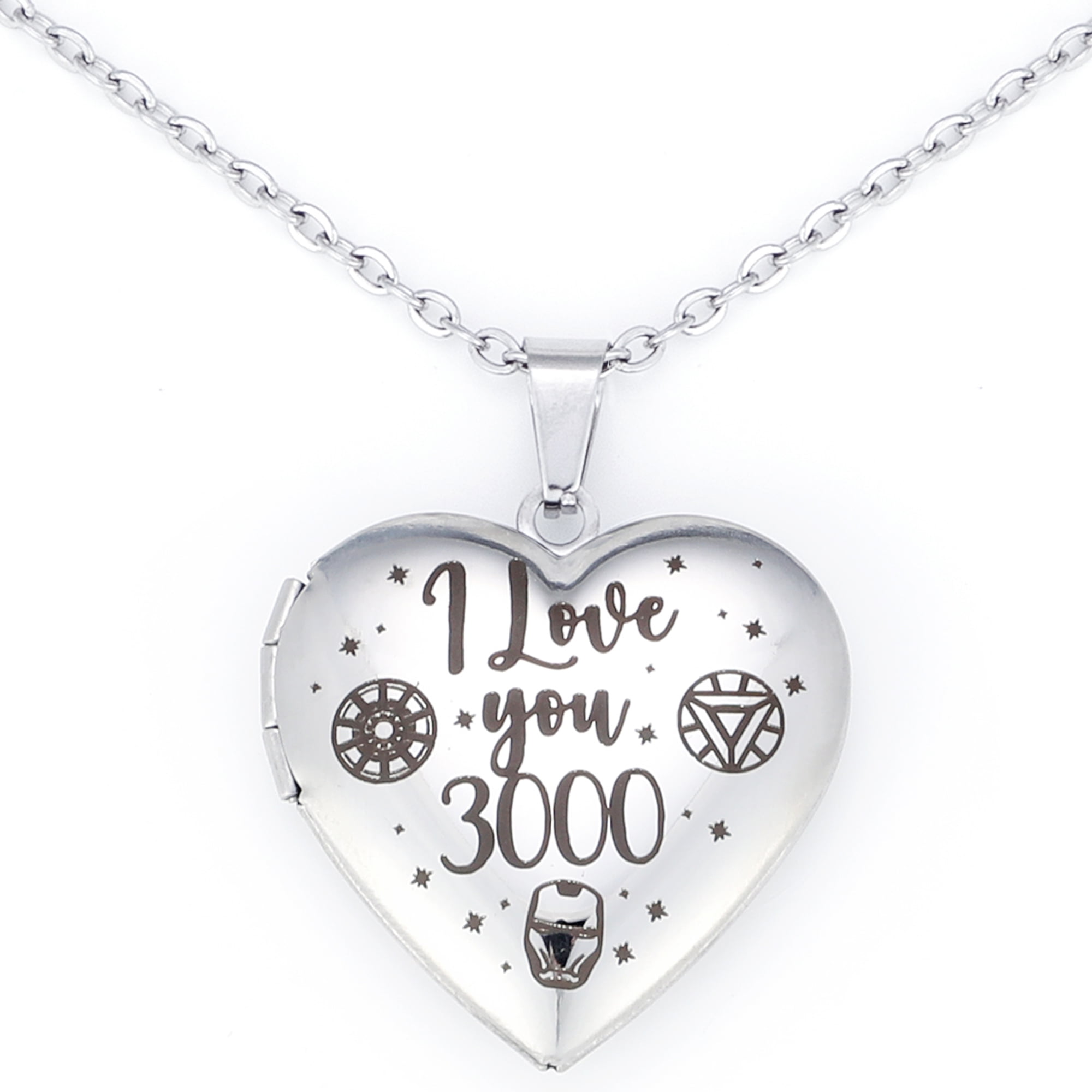 Dad & Hero I Love You 3000 Times Letters Necklace Rhinestone Pendant  Necklaces Hip Hop Jewelry Gift for Dad and Husband Gift - AliExpress