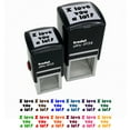 thumbnail image 1 of I Love You A Lot Fun Text Self-Inking Rubber Stamp Ink Stamper - Red Ink - Small 1 Inch, 1 of 7