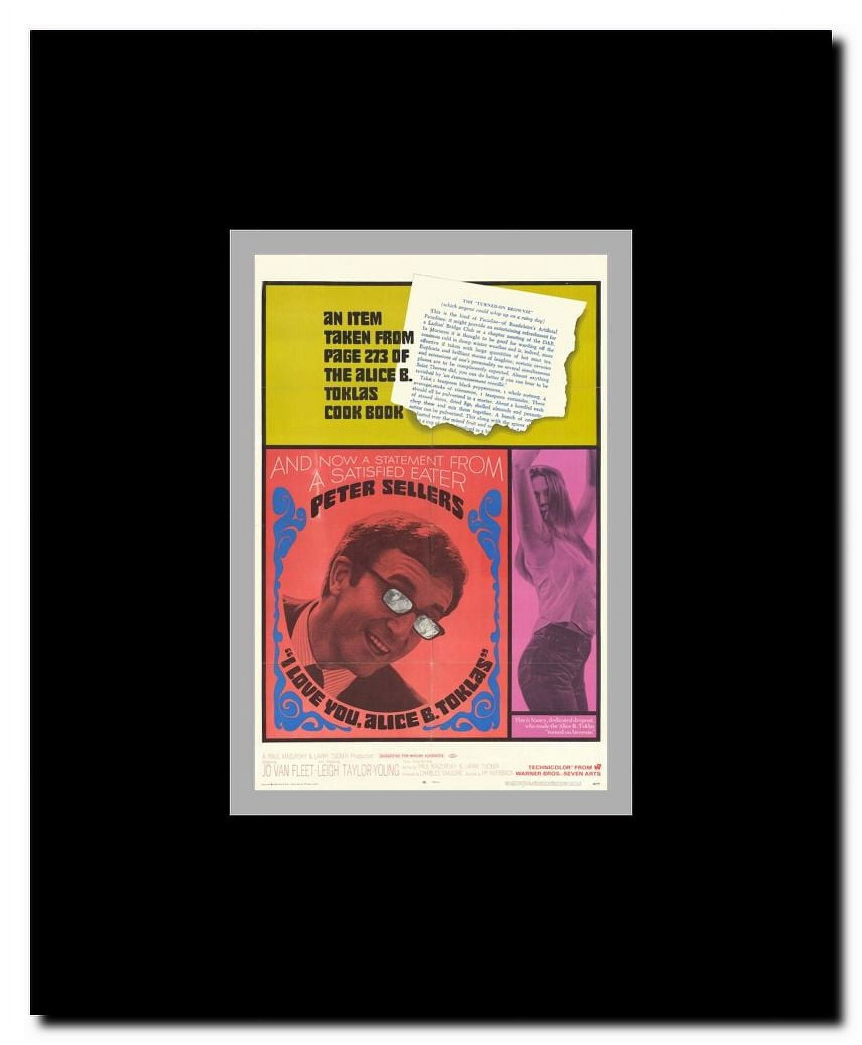 I Love You Alice B Toklas Framed Movie Poster - Walmart.com